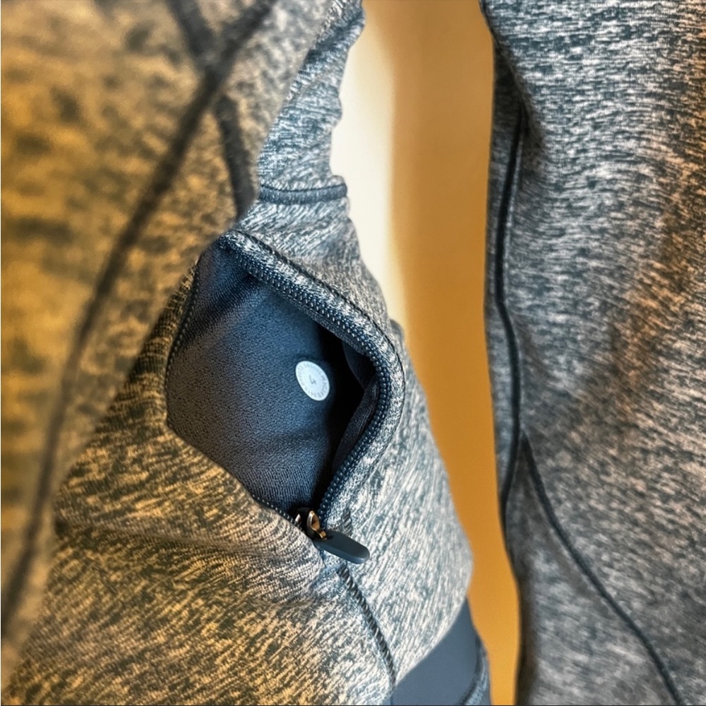 Lululemon Always Alert Half-Zip - size 4, blue heather - Picture 8 of 10